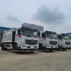 Dongfeng trash load dumpster truck mounted garbage compactor ,Chengli Special Automobile Co.,Ltd,dongfeng 4x2 15tons truck mounted garbage compactor truck for sale