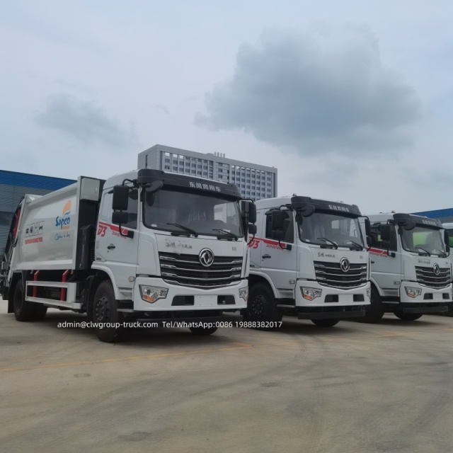 Dongfeng trash load dumpster truck mounted garbage compactor ,Chengli Special Automobile Co.,Ltd,dongfeng 4x2 15tons truck mounted garbage compactor truck for sale