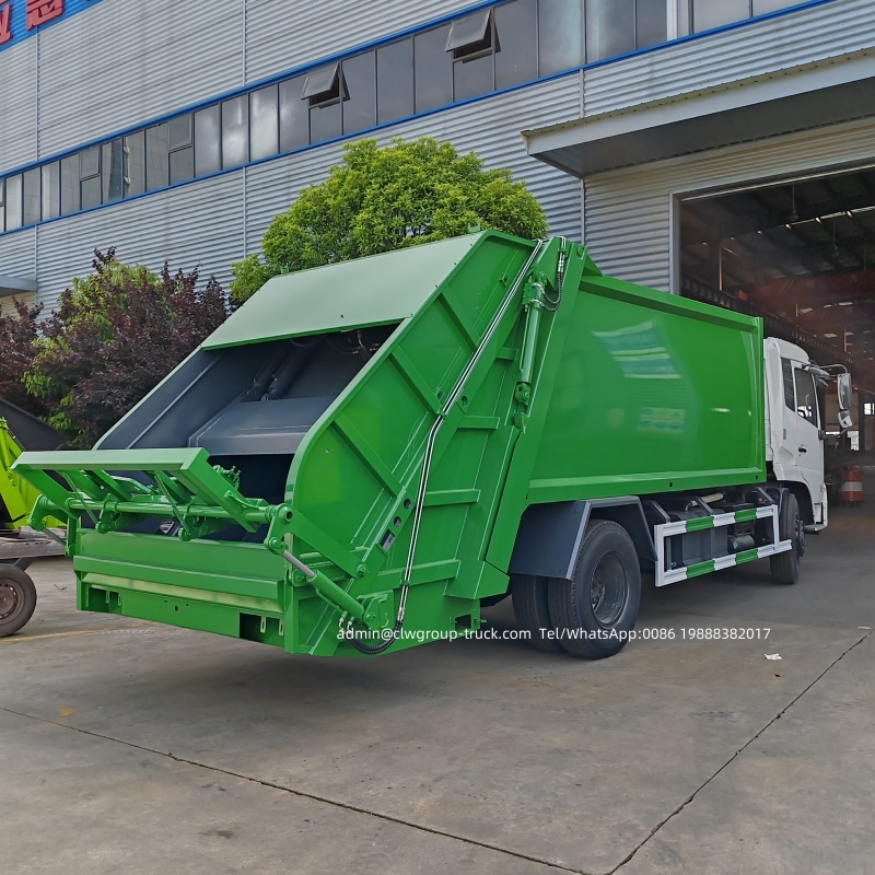 cars for collecting waste bin