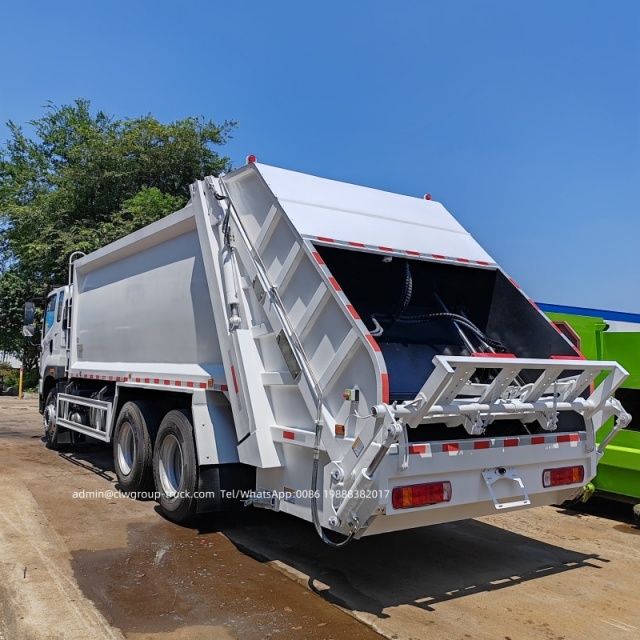 rubbish compactor truck