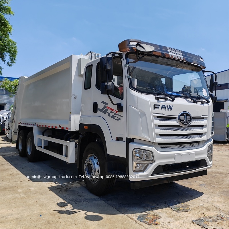 18 cubic meter refuse compactor garbage truck
