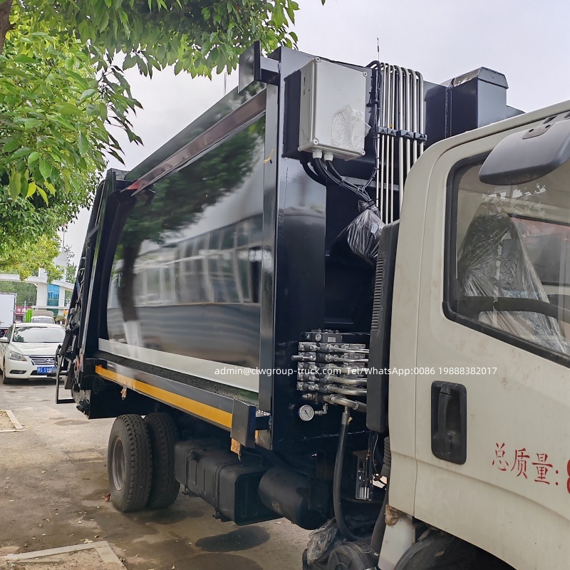 garbage truck rear loader body compactors