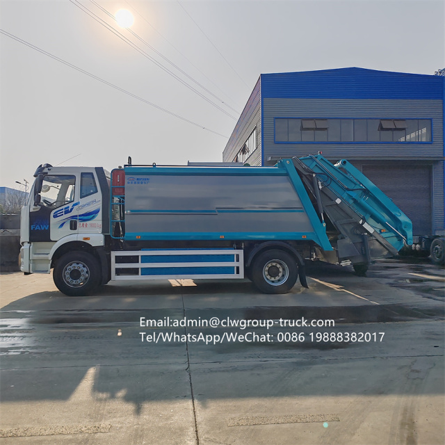 15 ton garbage compactor truck