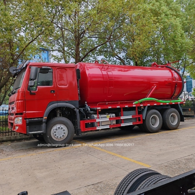 sinotruk howo sludge suction truck