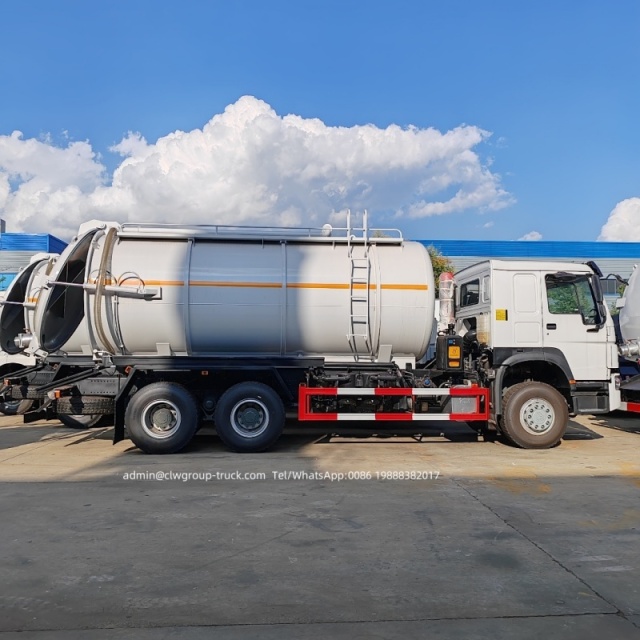 combination suction and jetti g truckvacuum truck pump body