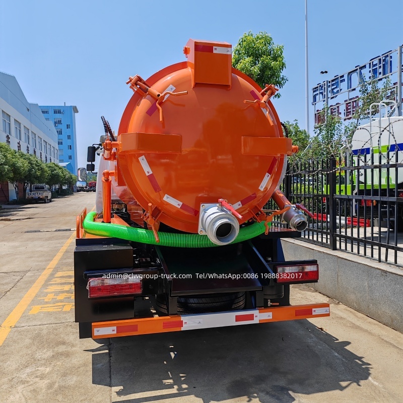 sewage tanker dongfeng 