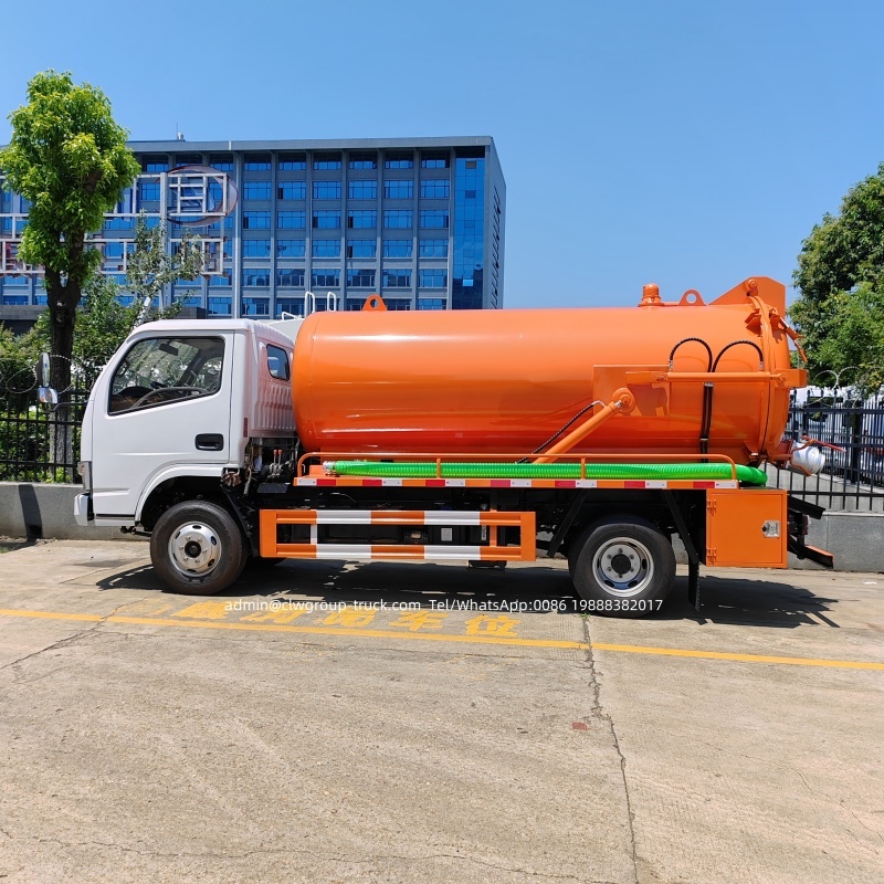vacuum flushing truck sewer