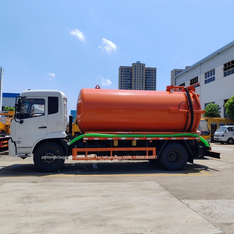 10cbm cesspit emptier truck