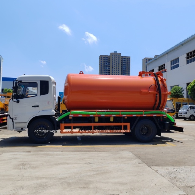10cbm cesspit emptier truck