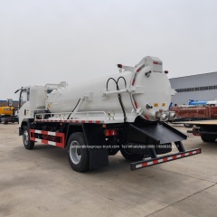 sinotruk vacuum sewage suction truck