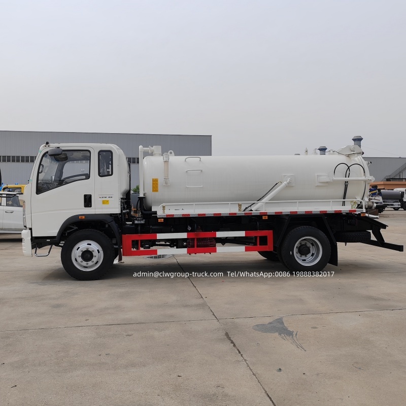 suction vacuum pump truck