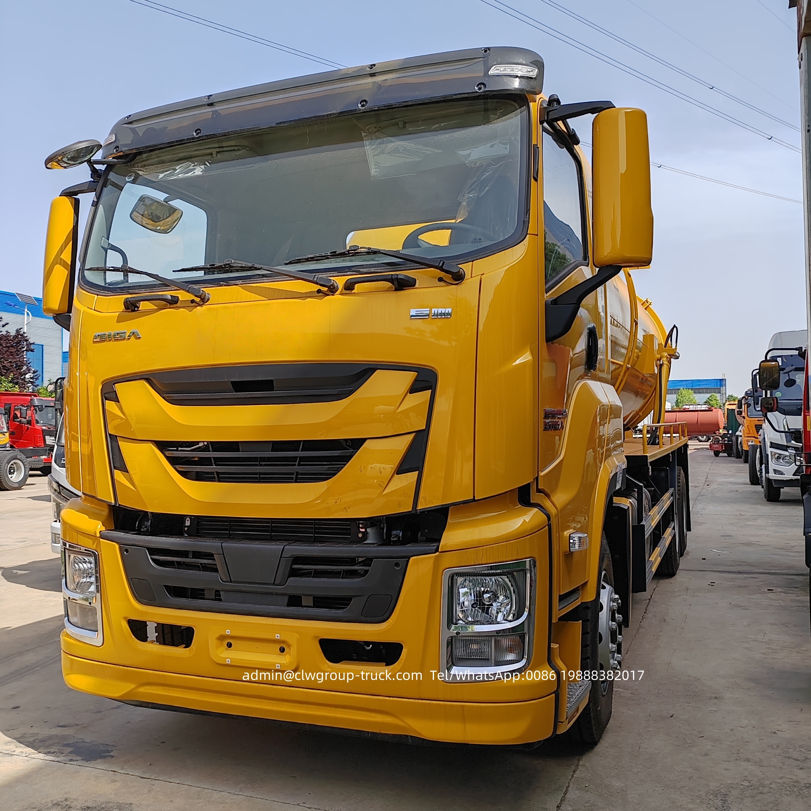 20 000l vacuum sewage truck