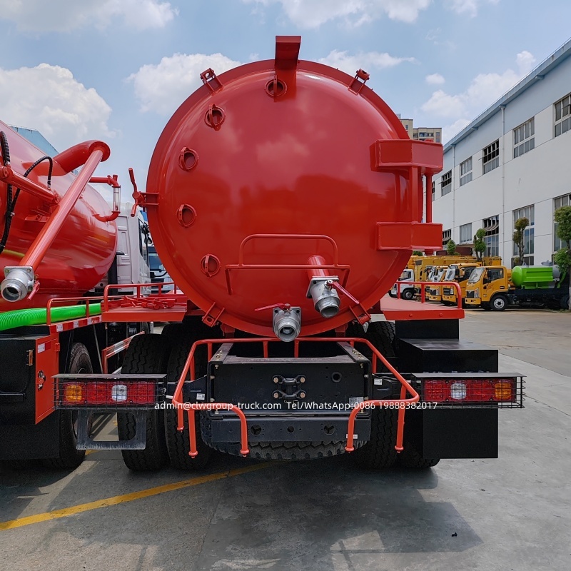 Shacman 6X4 20tons vacuum truck sewage suction,Chengli Special Automobile Co.,Ltd,Shacman 18tons 20tons dirt suction sewage pump waste vacuum truck