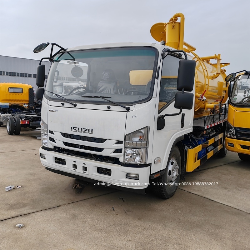 isuzu sewage truck vacuum pump