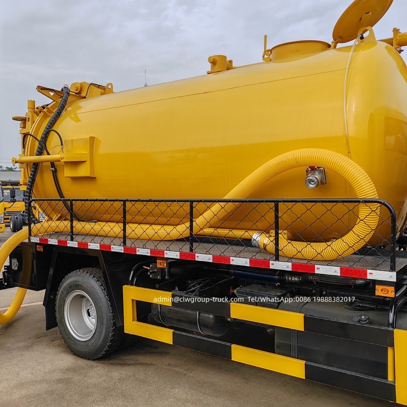 Isuzu 3000l clean jetting tanker 7000l sewage vacuum pump truck,Chengli Special Automobile Co.,Ltd,Isuzu 3m3 clean water jetting pressure washer 7m3 sewage pump truck
