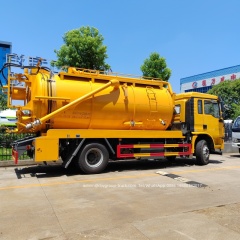 sewage suction tanker truck