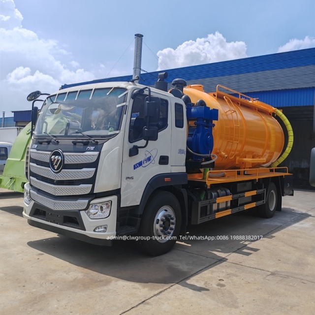 sewage cleaning truck price