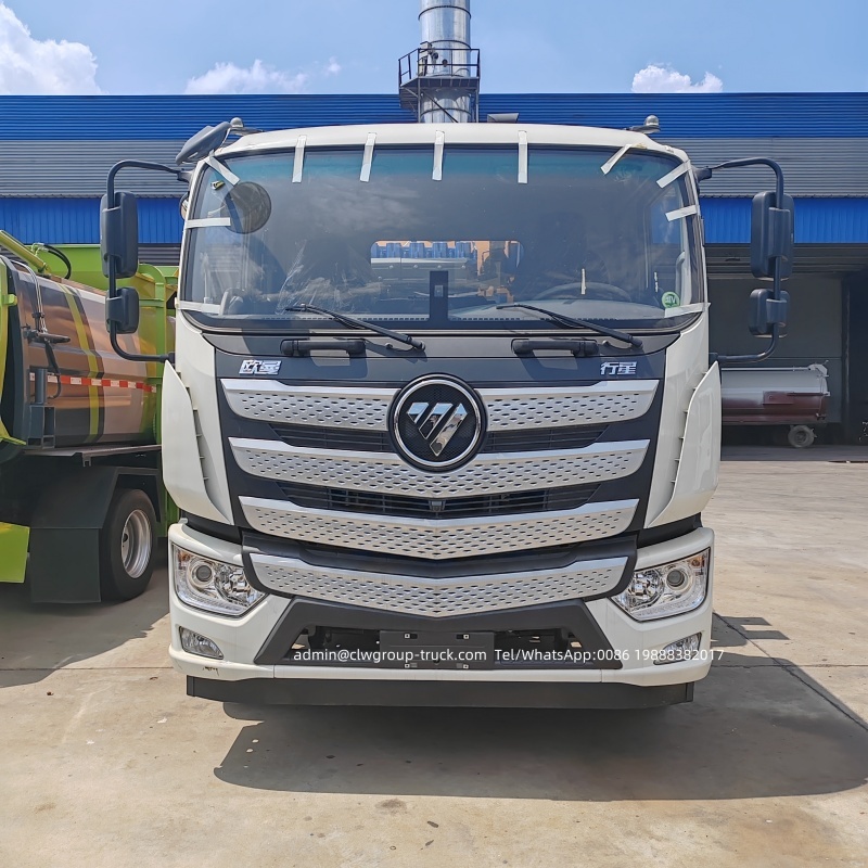 Foton 15m3 vacuum pump suction sewage truck,Chengli Special Automobile Co.,Ltd,Foton 12m3 15m3 drain combined vacuum suction and sewer jetting truck