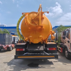 Foton 15m3 vacuum pump suction sewage truck,Chengli Special Automobile Co.,Ltd,Foton 12m3 15m3 drain combined vacuum suction and sewer jetting truck