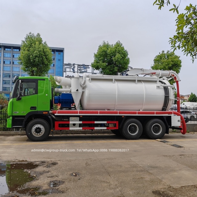 foton vacuum flushing truck fecal suction