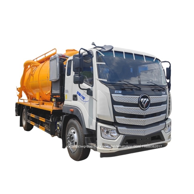sewage cleaning truck 