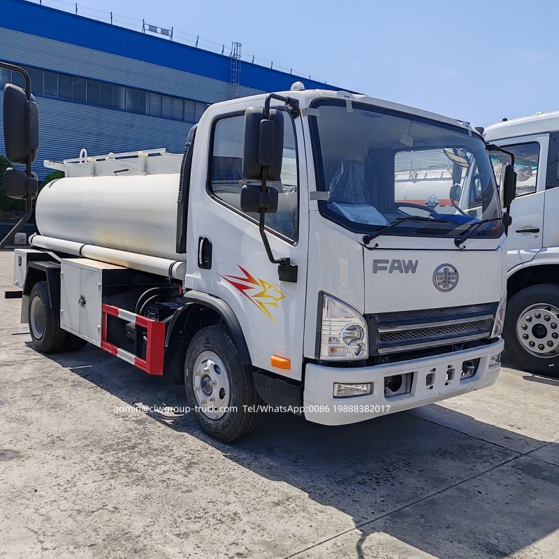mini fuel tanker truck 4tons