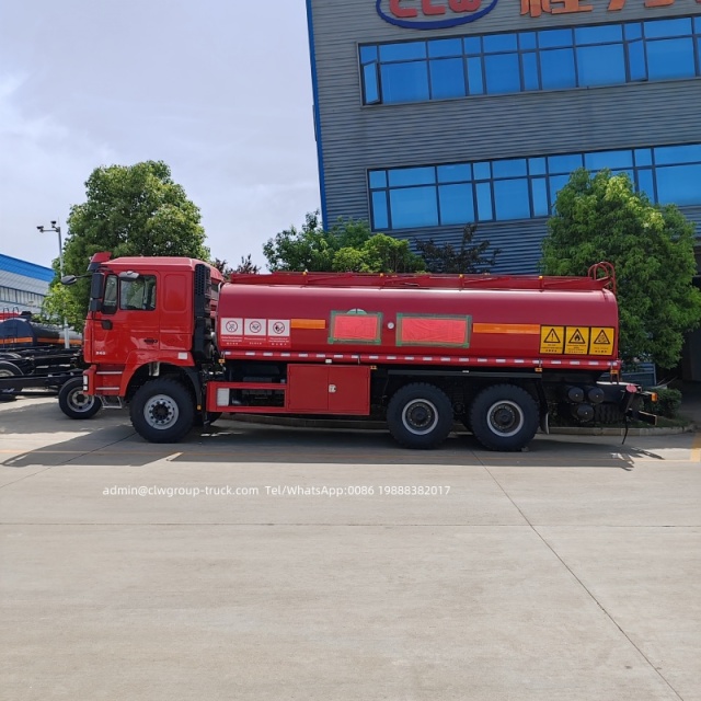 6x6 military fuel tanker truck