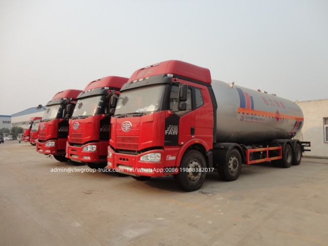 FAW lpg refilling truck