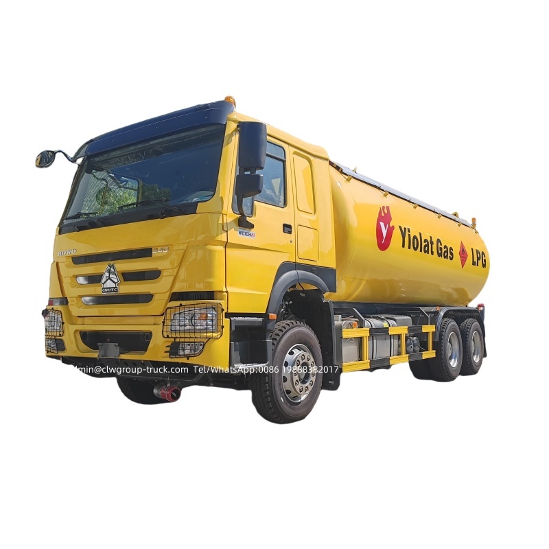 sinotruk howo 20m3 mobile gas refueling trucks