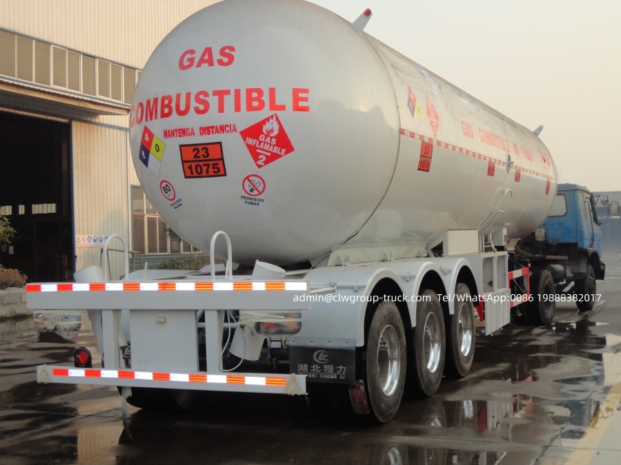lpg transport truck trailer