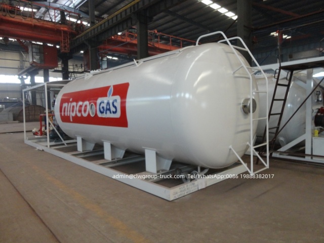 skid-mounted lpg gas station