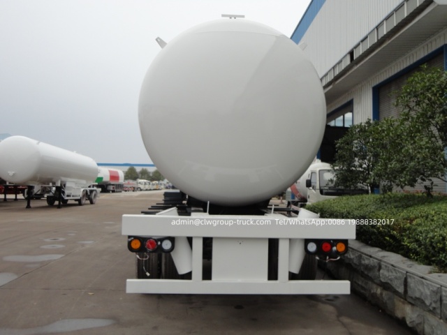 2 axles air suspension 55000l 40000l lpg gas tanker semi trailer,Chengli Special Automobile Co.,Ltd,55m3 lpg tank trailer anhydrous ammonia lpg transport trailer
