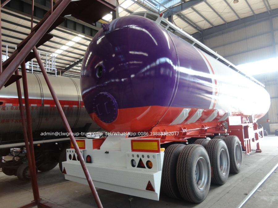 lpg gas tank truck semi trailer
