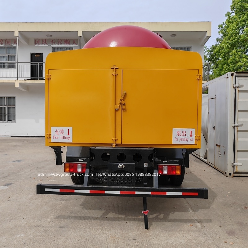 Sinotruk howo 4x2 6 wheeler 5 ton lpg skid mounted tank gas truck,Chengli Special Automobile Co.,Ltd,Sinotruk howo lpg ammonia tank refilling liquid gas delivery truck