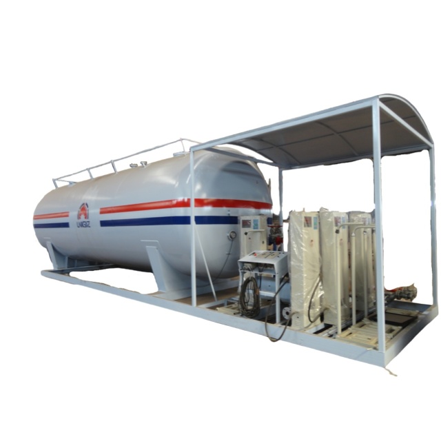 pressure cooking gas tank station
