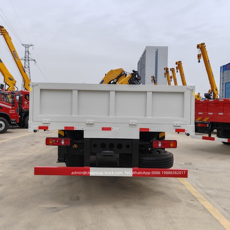 Dongfeng 6.3tons knuckle boom truck crane lorry,Chengli Special Automobile Co.,Ltd,Dongfeng 4x2 6 wheeler 5 tons 6.3tons knuckle boom mobile truck crane