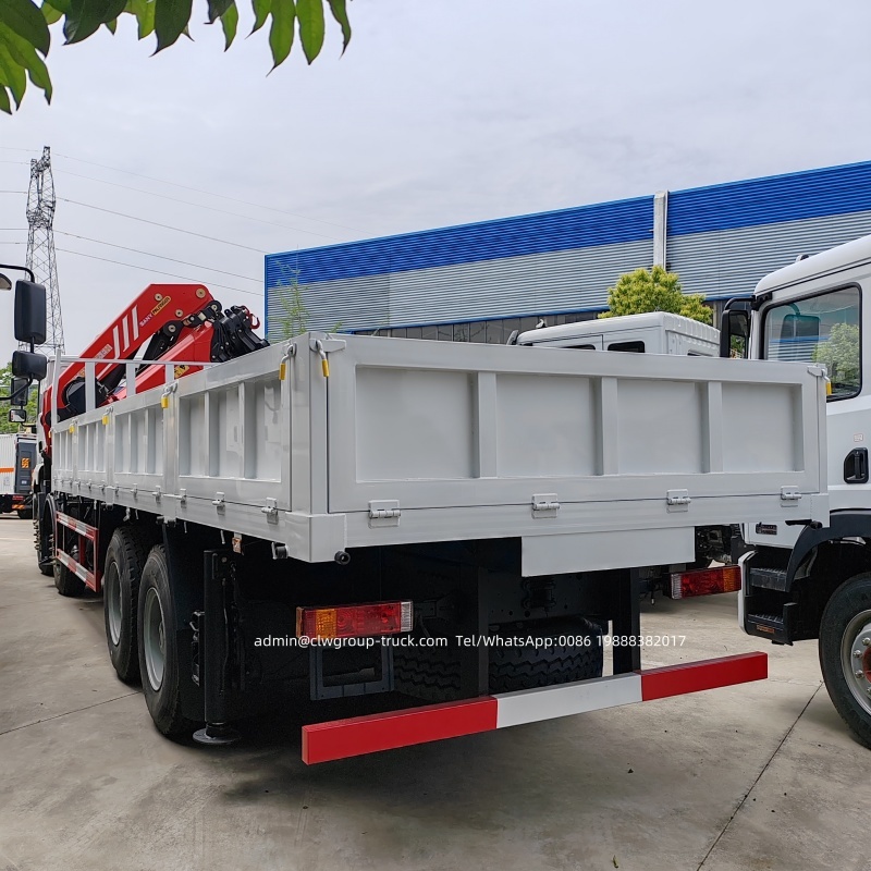knuckle crane 14tons shacman 