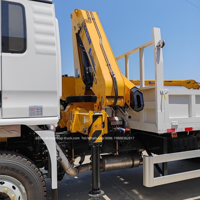 Shacman 4x2 6 wheeler 6.3tons knuckle boom truck crane,Chengli Special Automobile Co.,Ltd,Shacman 6.3tons 7 tons knuckle boom hydraulic mobile crane truck
