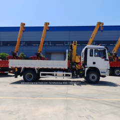 shacman folding truck crane