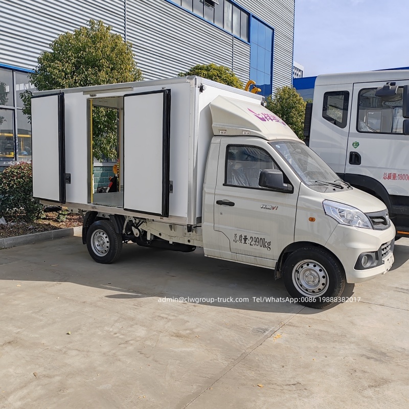 Foton forland gasoline engine mini mobiel freezer truck 1.5tons,Chengli Special Automobile Co.,Ltd,Foton mini ice crem van mini freezer small refrigerated truck for sale
