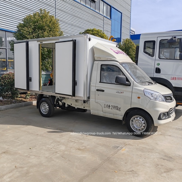 Foton forland gasoline engine mini mobiel freezer truck 1.5tons,Chengli Special Automobile Co.,Ltd,Foton mini ice crem van mini freezer small refrigerated truck for sale