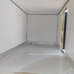 small 4x2 cold van refrigerated truck