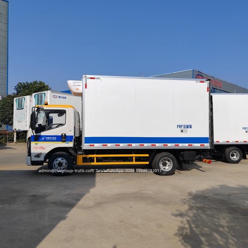 jmc refrigerated truck with insulated truck body