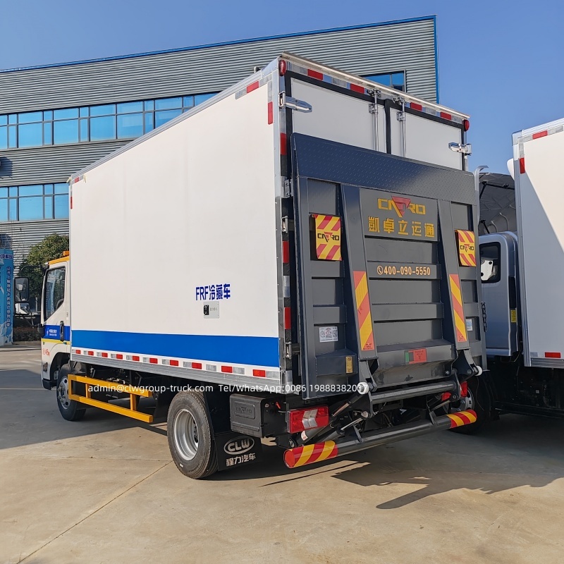 refrigerated vehicles with tailgate