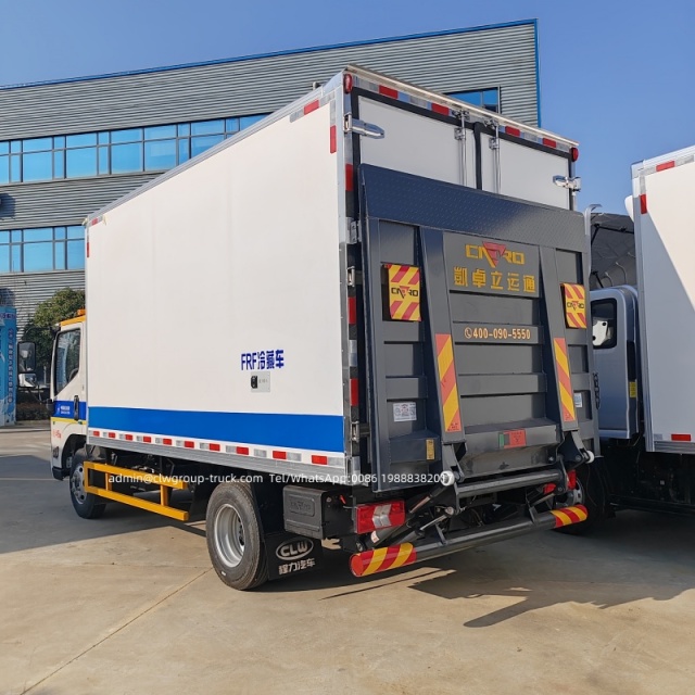 refrigerated vehicles with tailgate