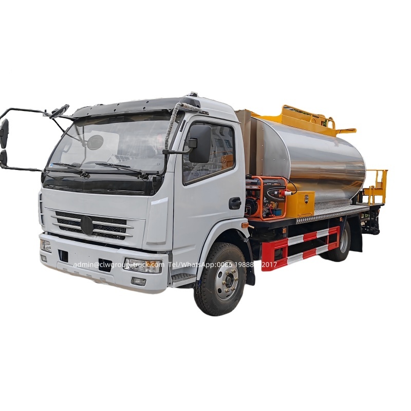 dongfeng 6 m3 asphalt storage tankers