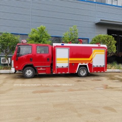 mini isuzu fire tanker truck
