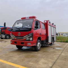 water foam fire truck