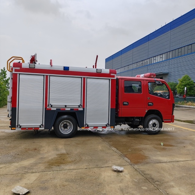 water tank fire fighting truck 3500l