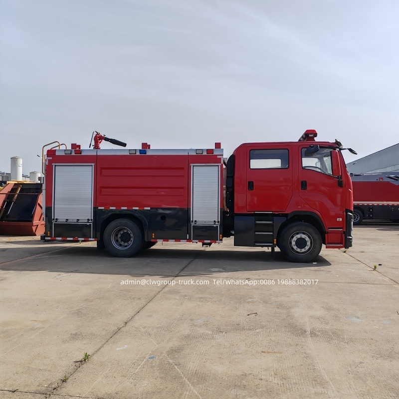 fire truck with water tanker